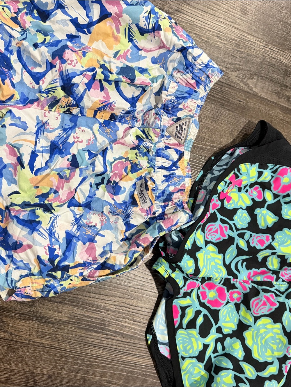 Bundle Columbia and under Armour girls shorts